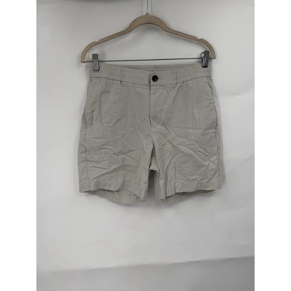 Bonobos Shorts Men S Khaki Beige 7 Inch Inseam Lyocell Cotton Casual Preppy Golf